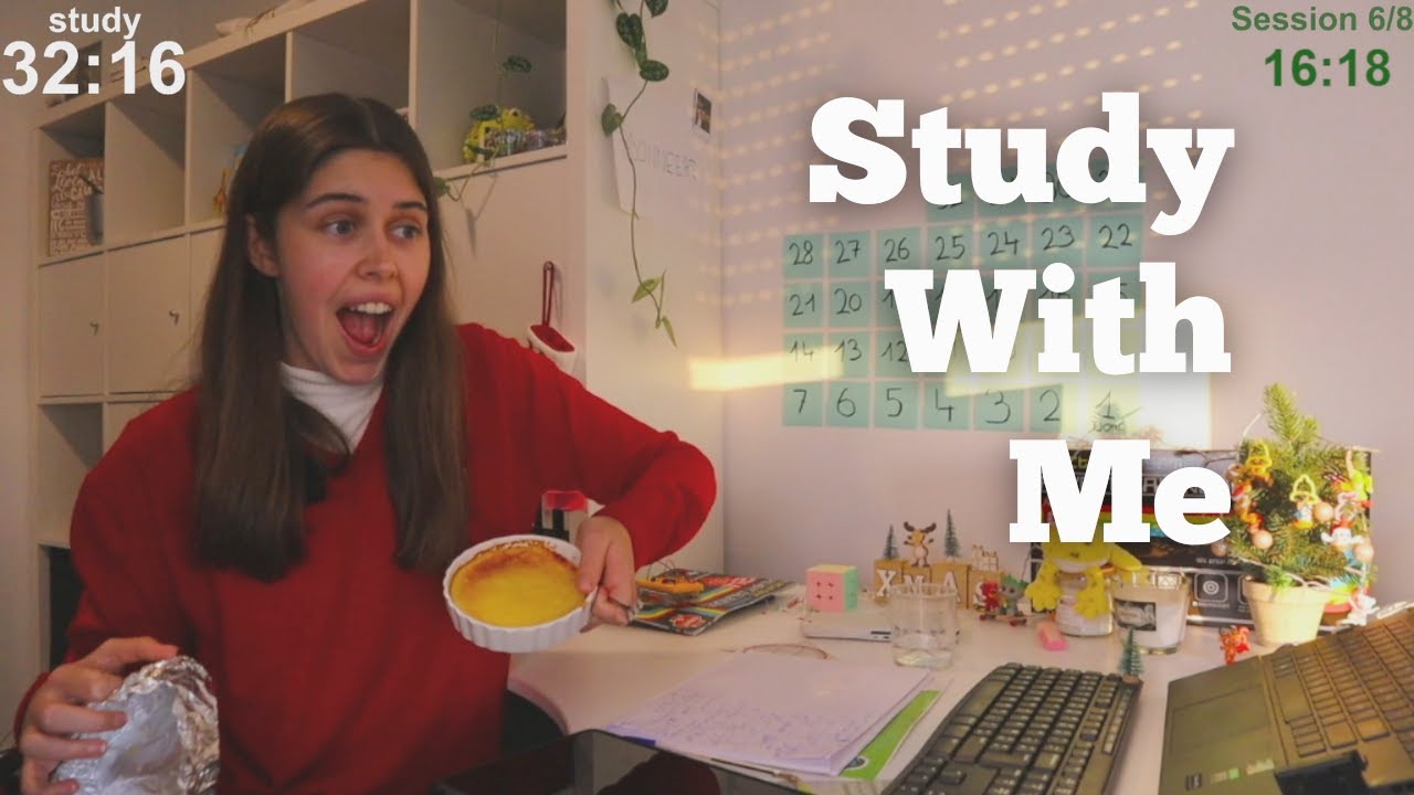 LIVE 12 HOURS Study With Me (60 min study + 10 min break)