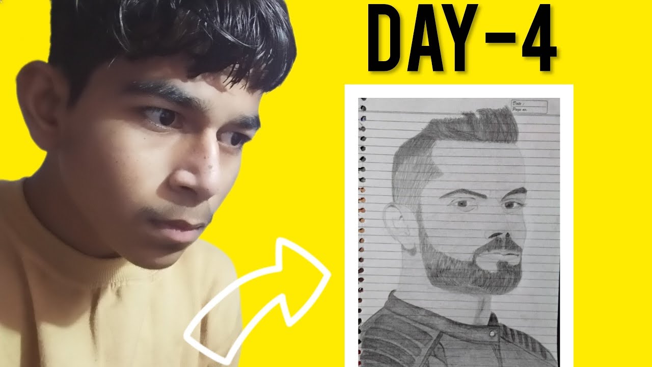 Virat Kohli drawing / challenge 