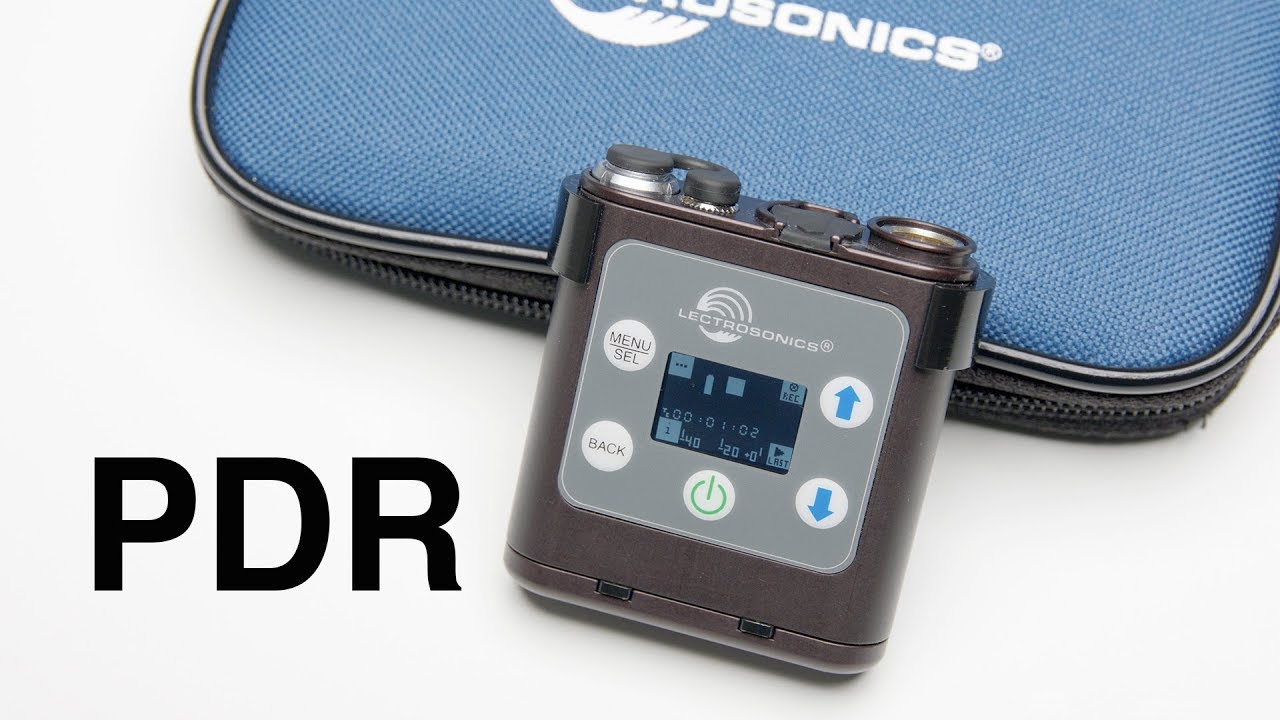Lectrosonics PDR: Профессиональный карманный рекордер