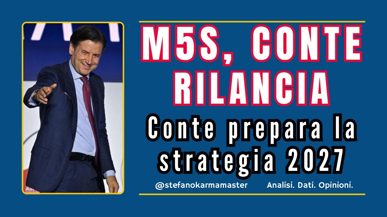 Conte rilancia il Movimento 5 Stelle, parte il cantiere per le politiche del 2027
