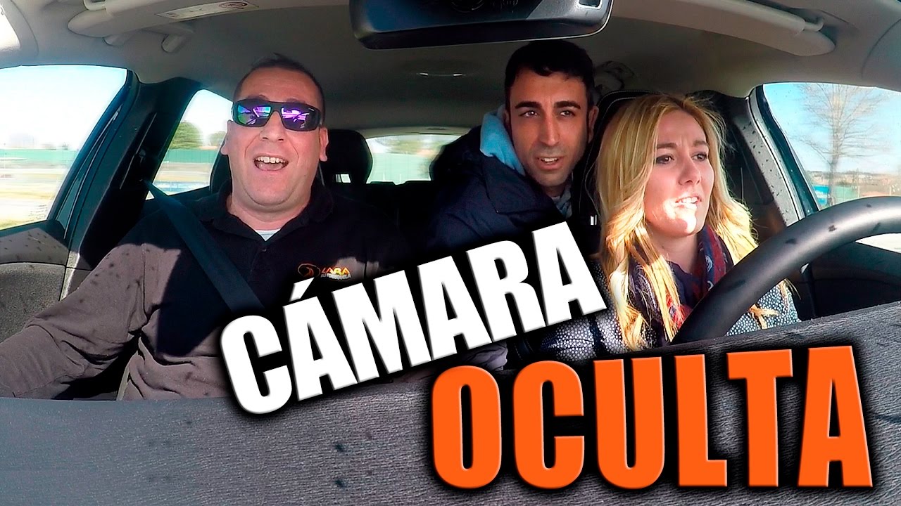 Piloto Profesional da susto de muerte a profe de Autoescuela| Cámara Oculta con ZIHARA ESTEBAN