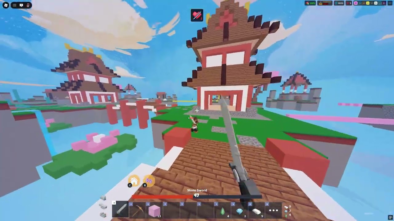 I Used NO MACRO in Roblox Bedwars...