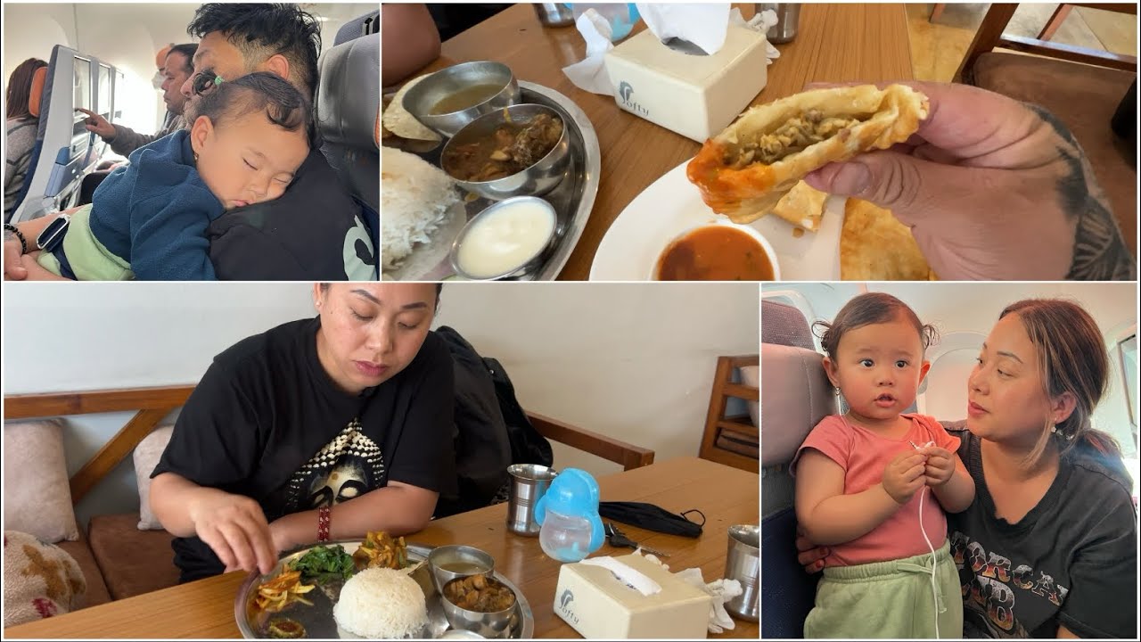 😢GOOD BYE NEPAL 🇳🇵 SEE YOU SOON .. All you need to know while flying with New Born | NICK & ROSIE