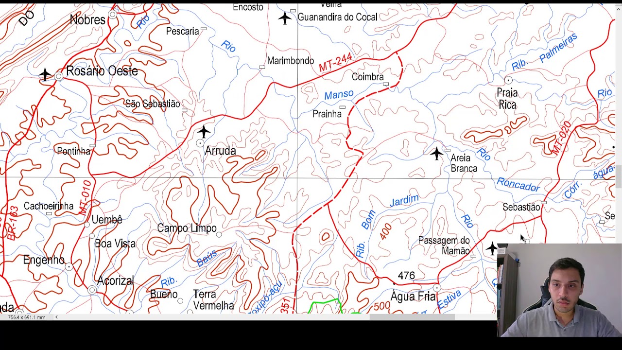 Aula 2.1 -  Carta topográfica