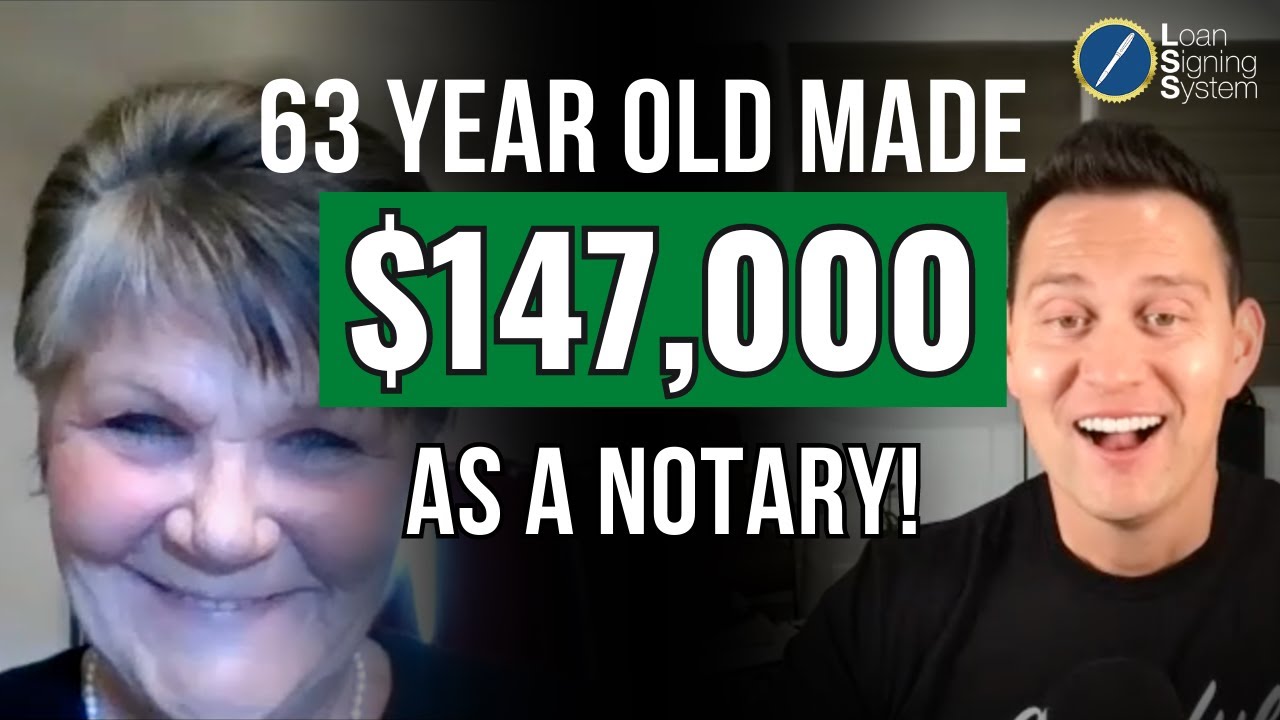 Interview- 63 Year Old Made $147,000 in 2022 as a Notary Loan Signing Agent! (Arizona)