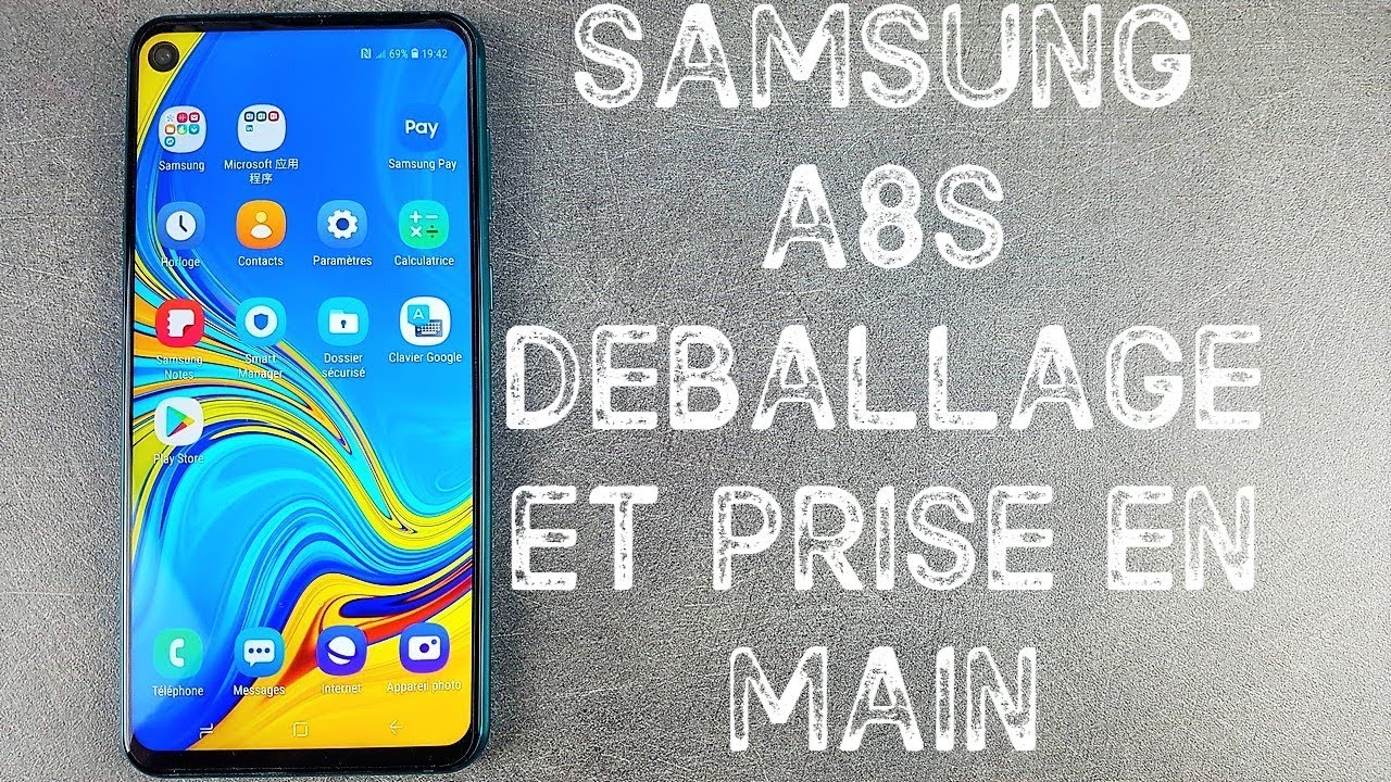 Samsung A9 pro (a8s) Déballage et prise en main