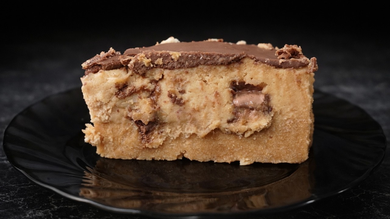 Mousse with chocolate bars!