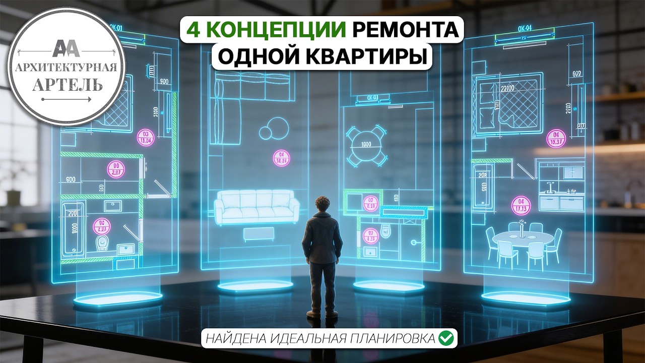 Эргономичная планировка. Как разместить всё на 64 м²? Разбор планировки #dvaa #планировка