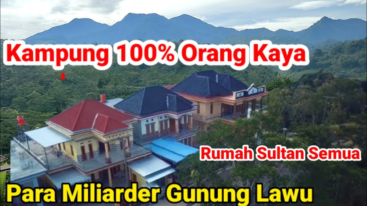 Kampung Para Crazy Rich Karanganyar korban Gusuran waduk Jlantah