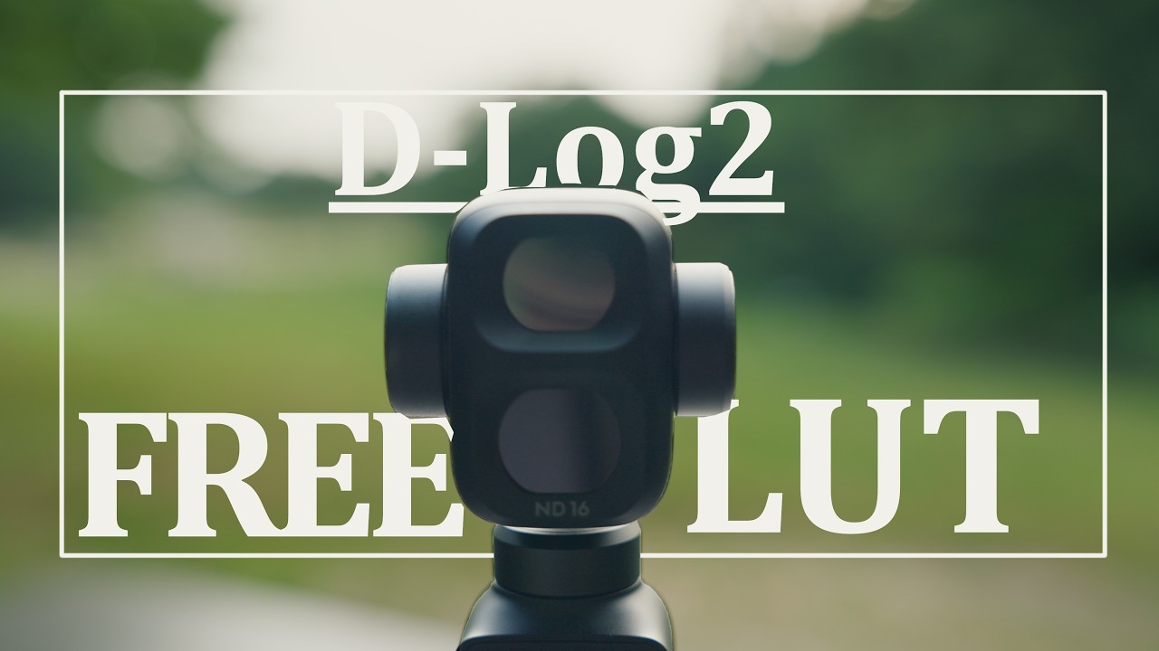 【FREE LUT : D-Log2】DJI OSMO POCKET 4P - Color Grading | Best Cinematc Settings