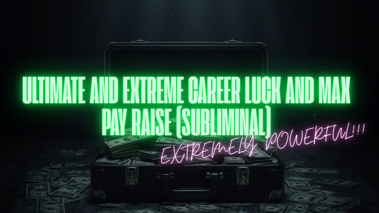 ULTIMATE AND EXTREME CAREER LUCK AND MAX PAY RAISE (SUBLIMINAL)