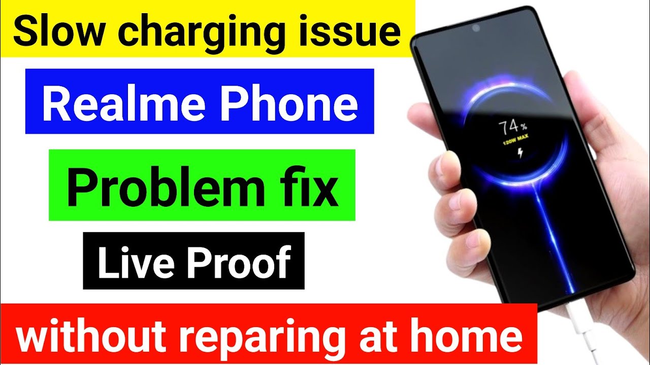⚡how to fix realme slow charging/how to solve slow charging problem in realme/slow charging problem