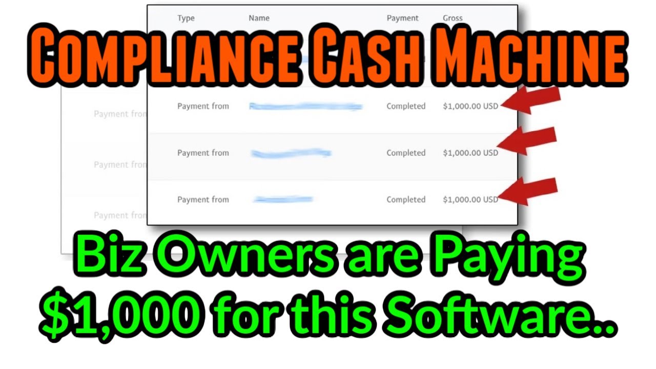 Compliance Cash Machine Review Bonus - Biz Owners are Paying $1,000 for this Software