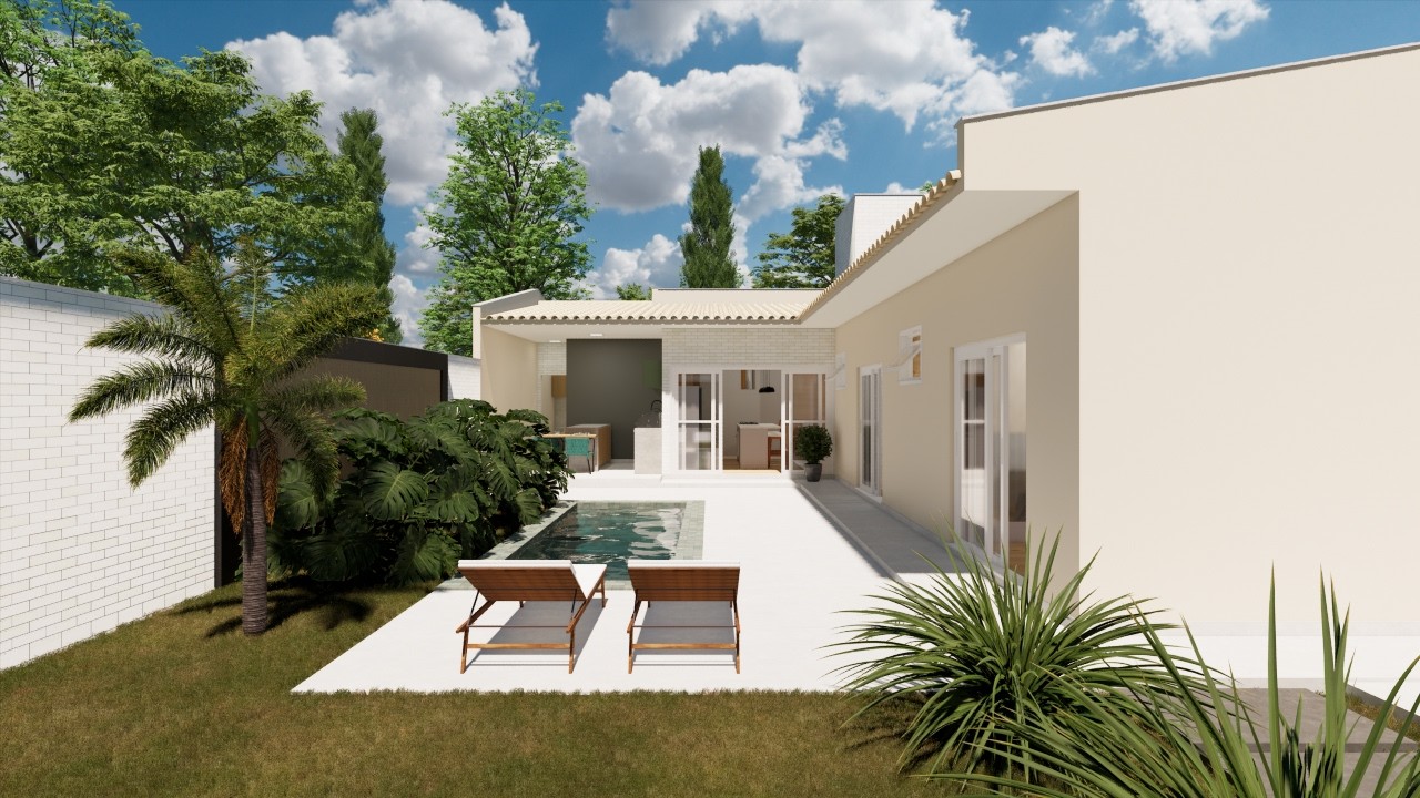 A Casa que Traz o Exterior para Dentro: Luxo e Simplicidade em 2 Quartos .Cód340B