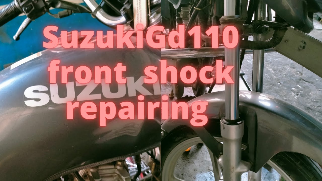 Suzuki GD 110 Front Shock repairing very easy@kashifsuzukicentre
