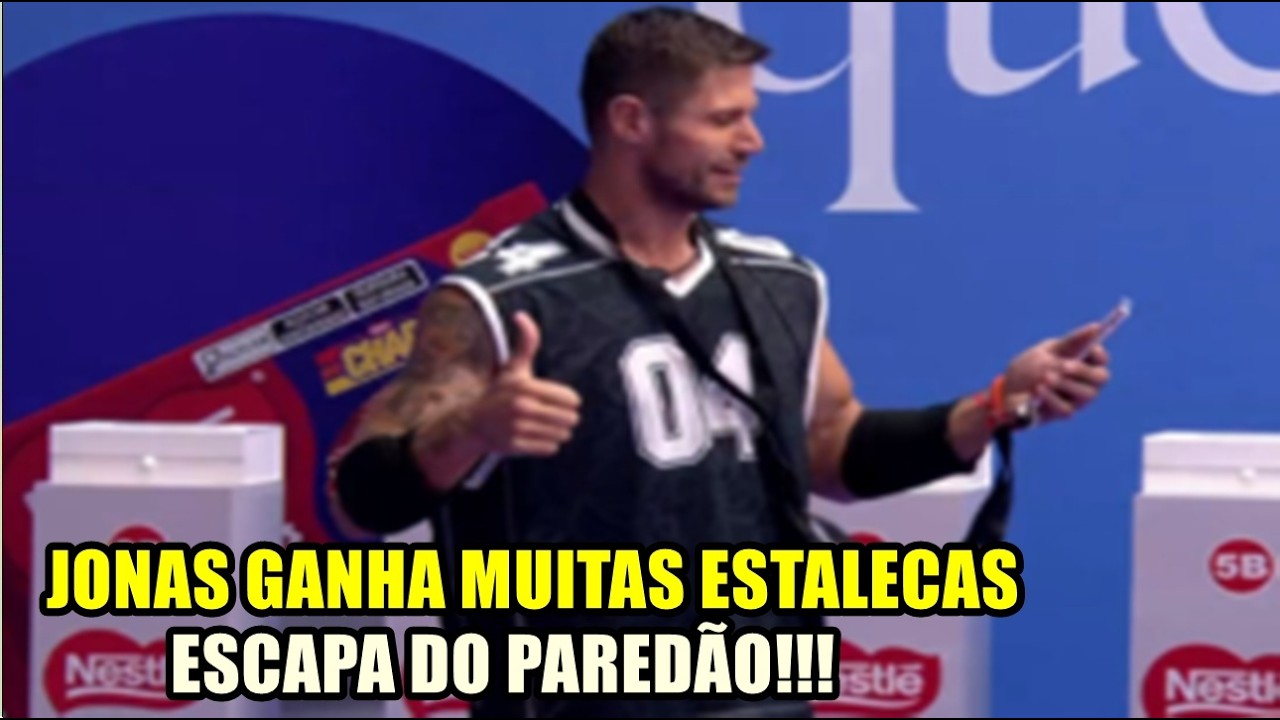 JONAS GANHA MUITAS ESTALECAS EM PROVA SURPRESA, COMPRA PODER E ESCAPA DO PAREDÃO!