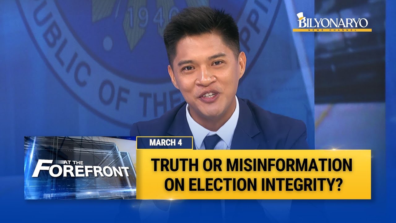 At The Forefront: Atty. Respicio Responds to Vote-Counting Machine Allegations