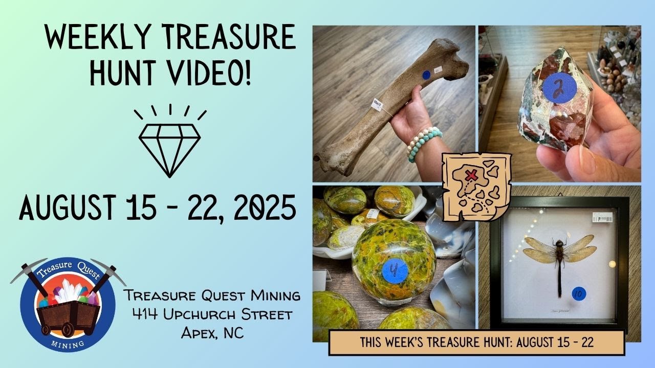 Treasure Hunt Sale: August 15 - 22, 2025