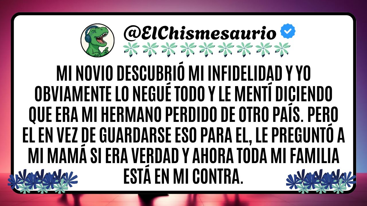 Mi novio descubrió mi infidelidad y yo obviamente lo negué todo y le mentí diciendo que era mi