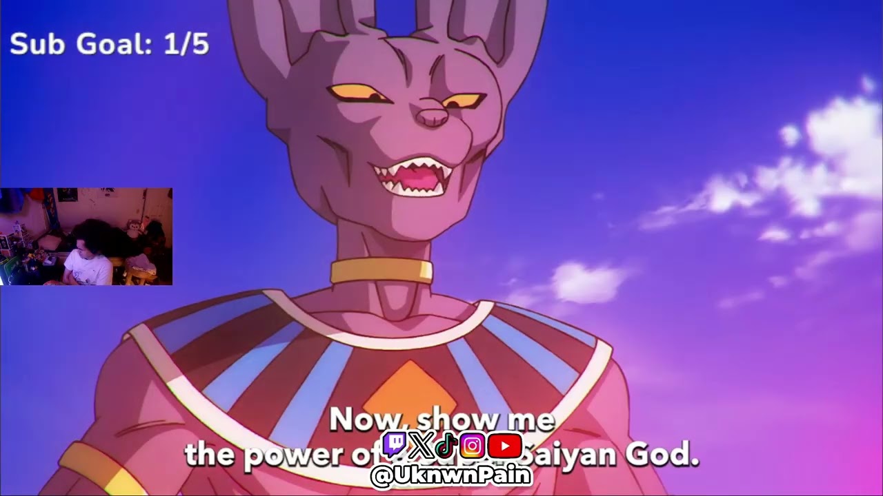 UknwnPain React To Dragon Ball Z Super Beerus ( HYPE)