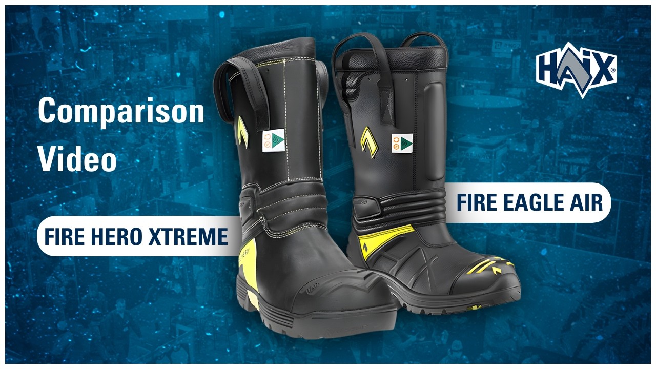 HAIX® Fire Eagle Air and Fire Hero Xtreme comparison video