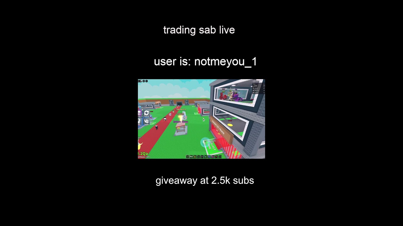 sab live trading lf adopt me stuff
