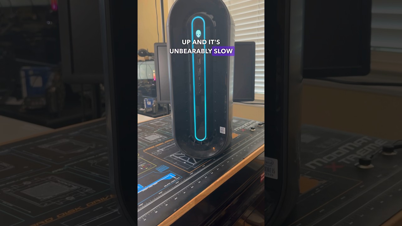 UNBEARABLE Alienware Gaming PC! #shorts #gamingpc #pcgaming #pc #pcrepair #computerrepair