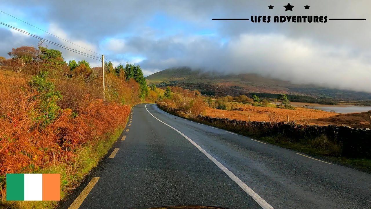 DRIVING from MAAM VILLAGE to CORNAMONA VILLAGE in IRELAND 🇮🇪 4K (60fps)