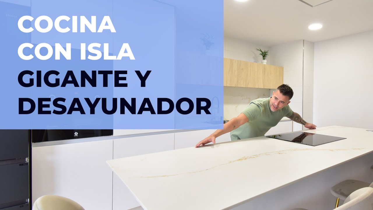 🔝 ¿Quieres una COCINA con una isla MUY GRANDE? Todo lo que deberías saber