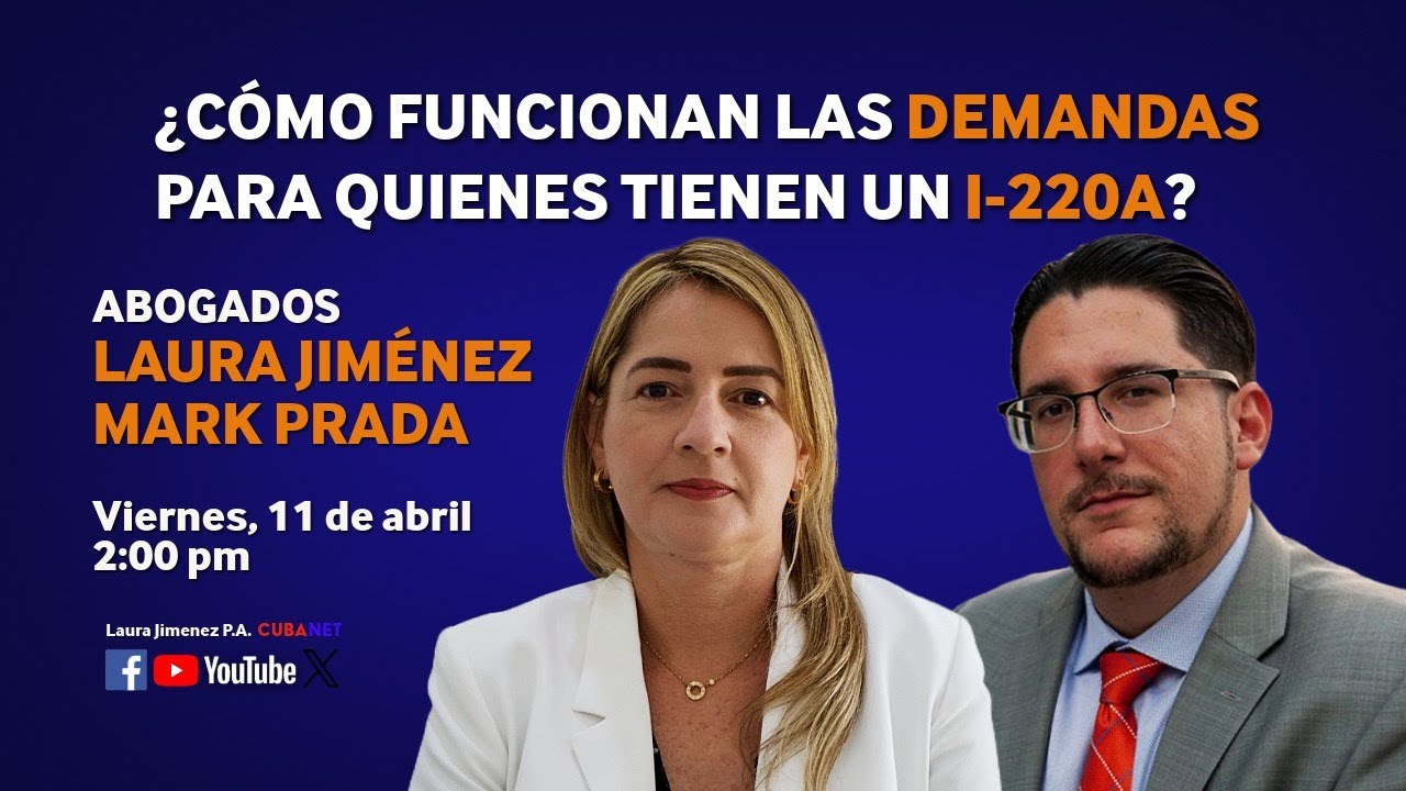 Abogados Laura Jimenez y Mark Prada aclaran sobre las demandas para legalizar a los I220-A.