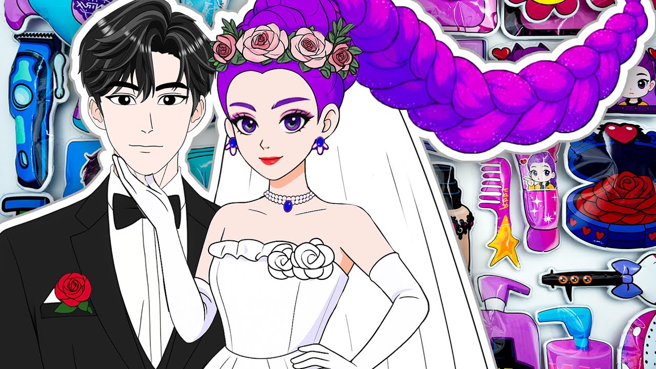 💖Paper DIY💖KPOP DEMON HUNTERS RUMI JINU WEDDING Care + Skincare +Makeup | Blind Bag Unboxing pt.2