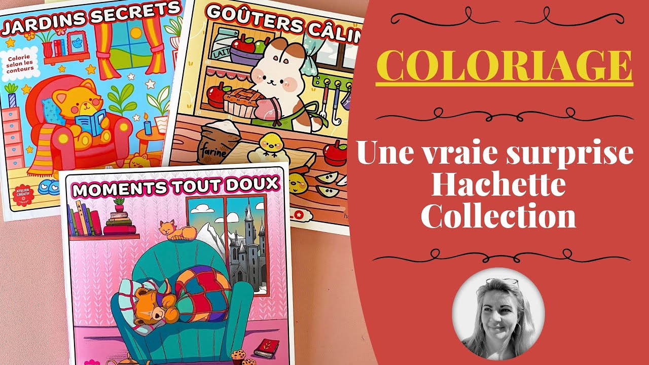 Réception du colis HACHETTE ART THERAPIE ! WOUAAAAAA Les cozy colo sont sur ma table !!! Merciiiii