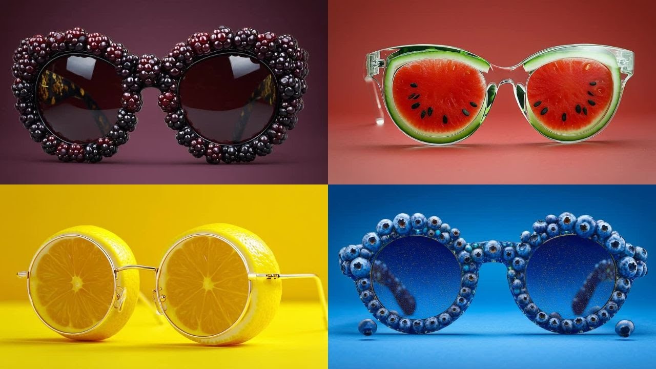 15 Minutes of AI Fruit Sunglasses 🍓🕶 150+ Styles | Fruity Fashion Eyewear