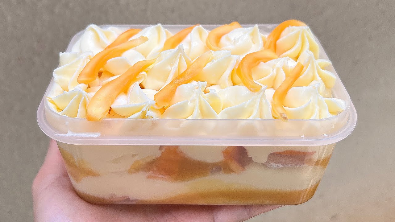 Jackfruit tiramisu | Eakly SOK | របៀបធ្វេី tiramisu រសជាតិខ្នុរ 🥰