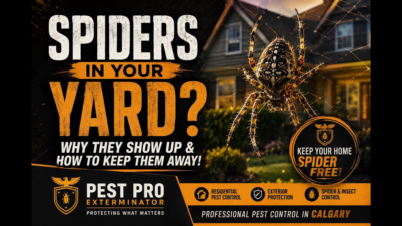 SPIDER CONTROL   PEST PRO EXTERMINATOR CALGARY