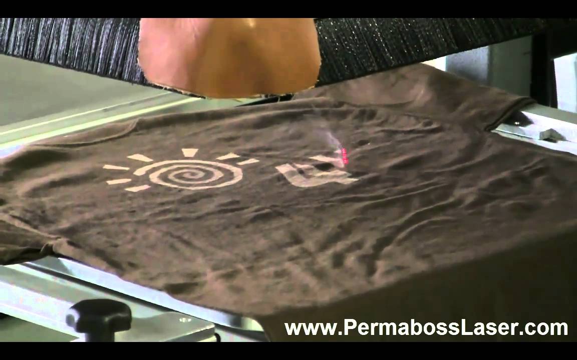 T-Shirt Laser Etching with Permaboss NGL 60 Laser