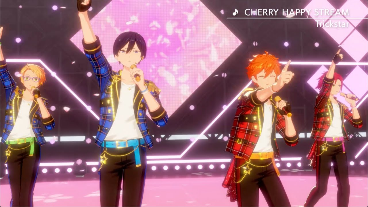 Trickstar「CHERRY HAPPY STREAM」あんさんぶるスターズ！！ Music ゲームサイズMV