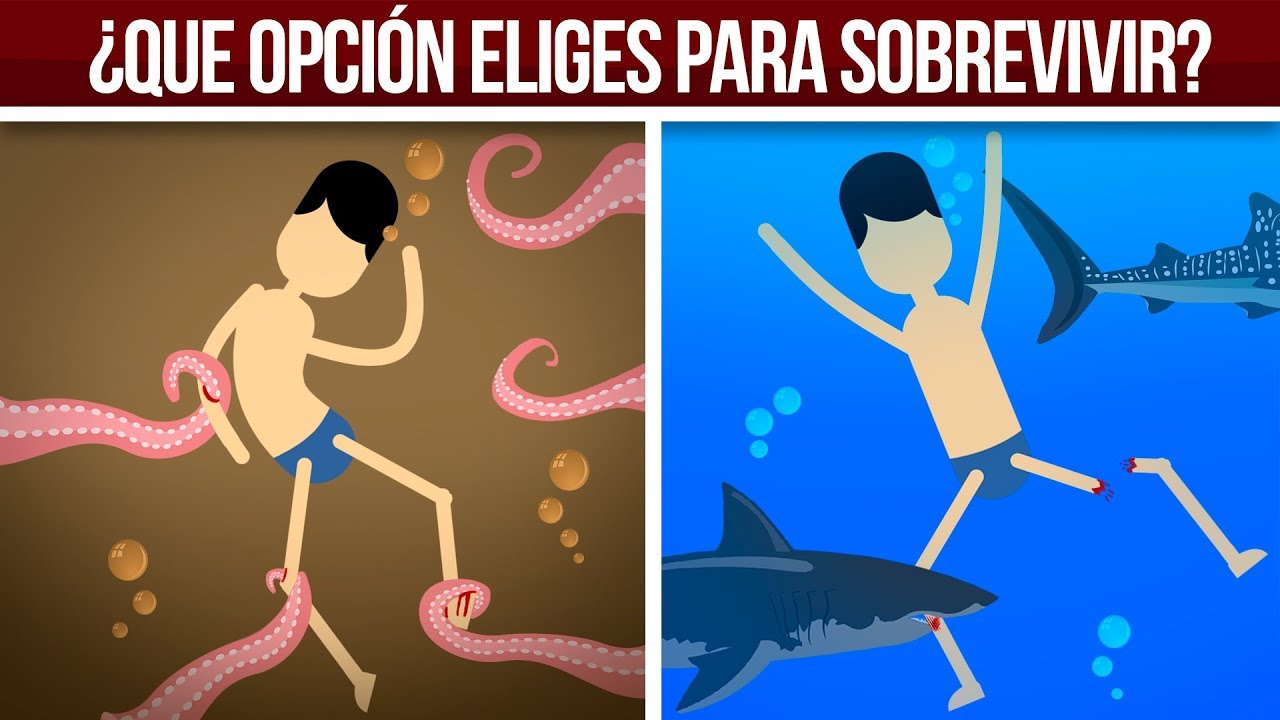 ¿QUE OPCIÓN ELIGES PARA SOBREVIVIR? RESPUESTAS IMPOSIBLES