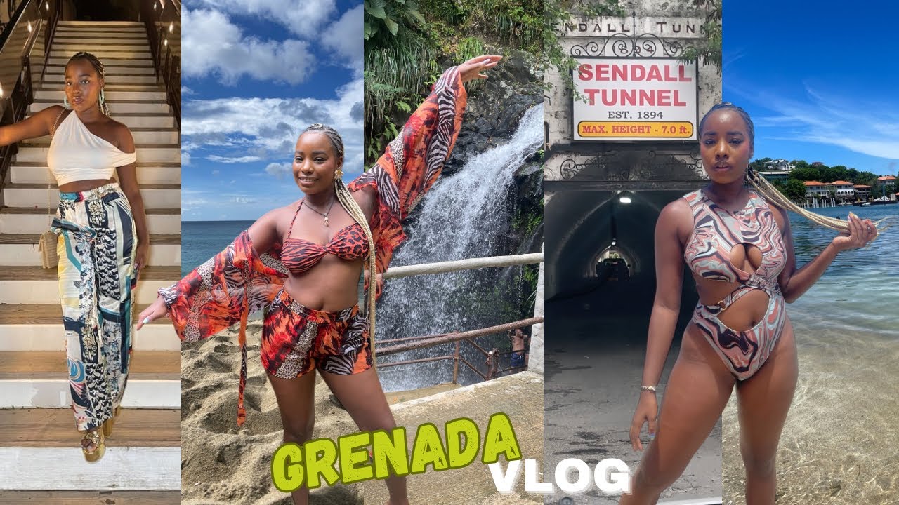 Grenada Travel Vlog 🇬🇩| Grand Etang Lake, Annandale Waterfall, Oil Down, Beach Hopping & more (Pt 2)