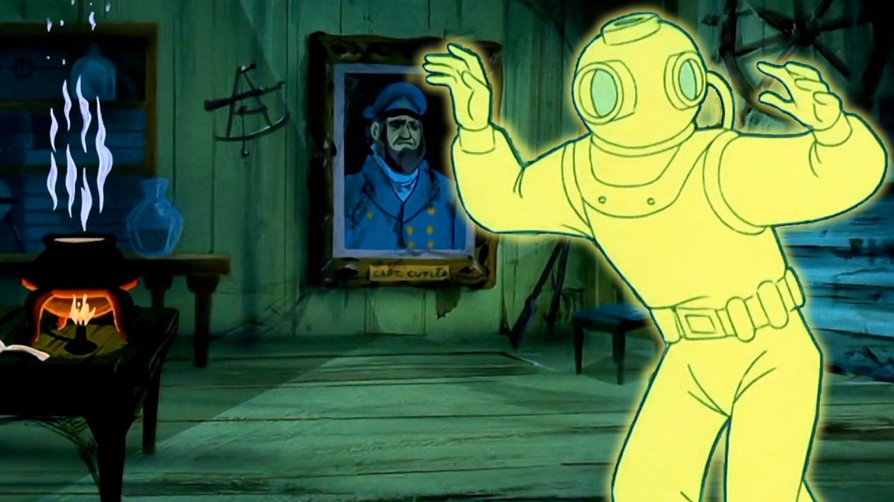 Scooby-Doo Ghost of Captain Cutler Ambience - Thunder, Rain, Wind, Wave Sounds and Music (2 hr)