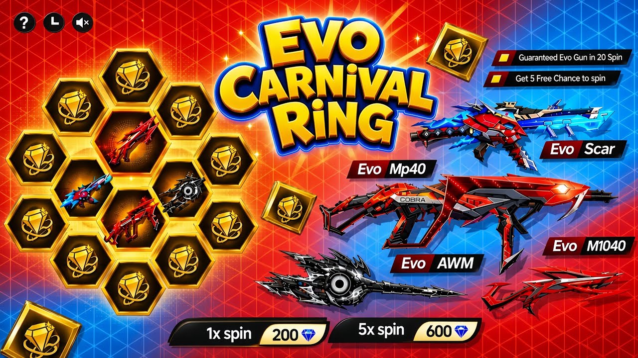 এবার 😍 ALL EVO GUN SKIN Return Confirmed 😱 UPCOMING Event FreeFire Bangladesh Server |New Event FF