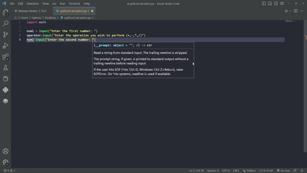 Building a Basic Command Line Calculator in Python