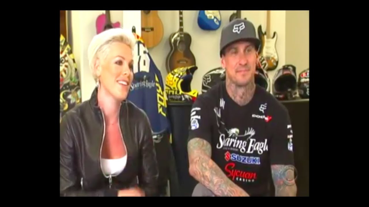 Supercross 2014 interview Carey Hart and P!nk