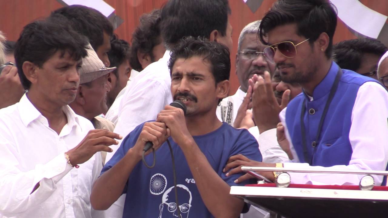 Vasrambhai Sarvaiya speaks. One of the Dalits tortured by caste hindu goons in Una on 11 July, 2016