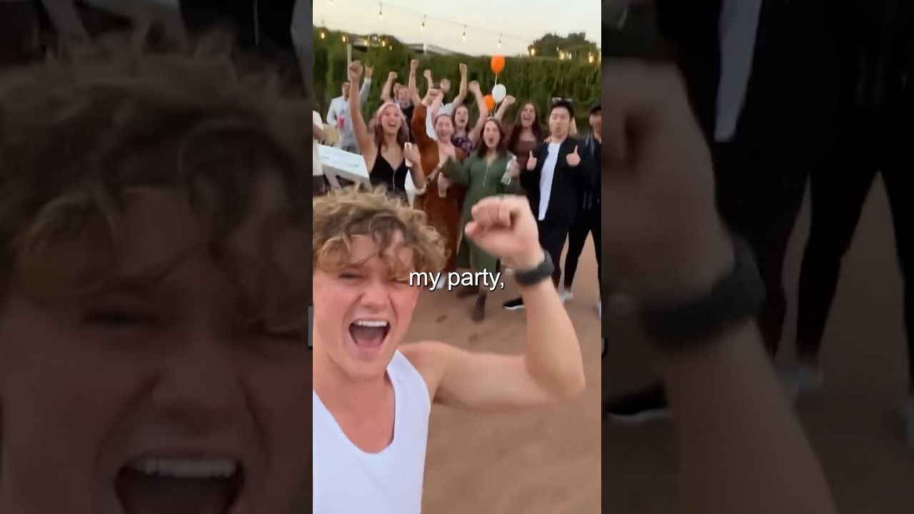 I invited 100 celebrities to my birthday