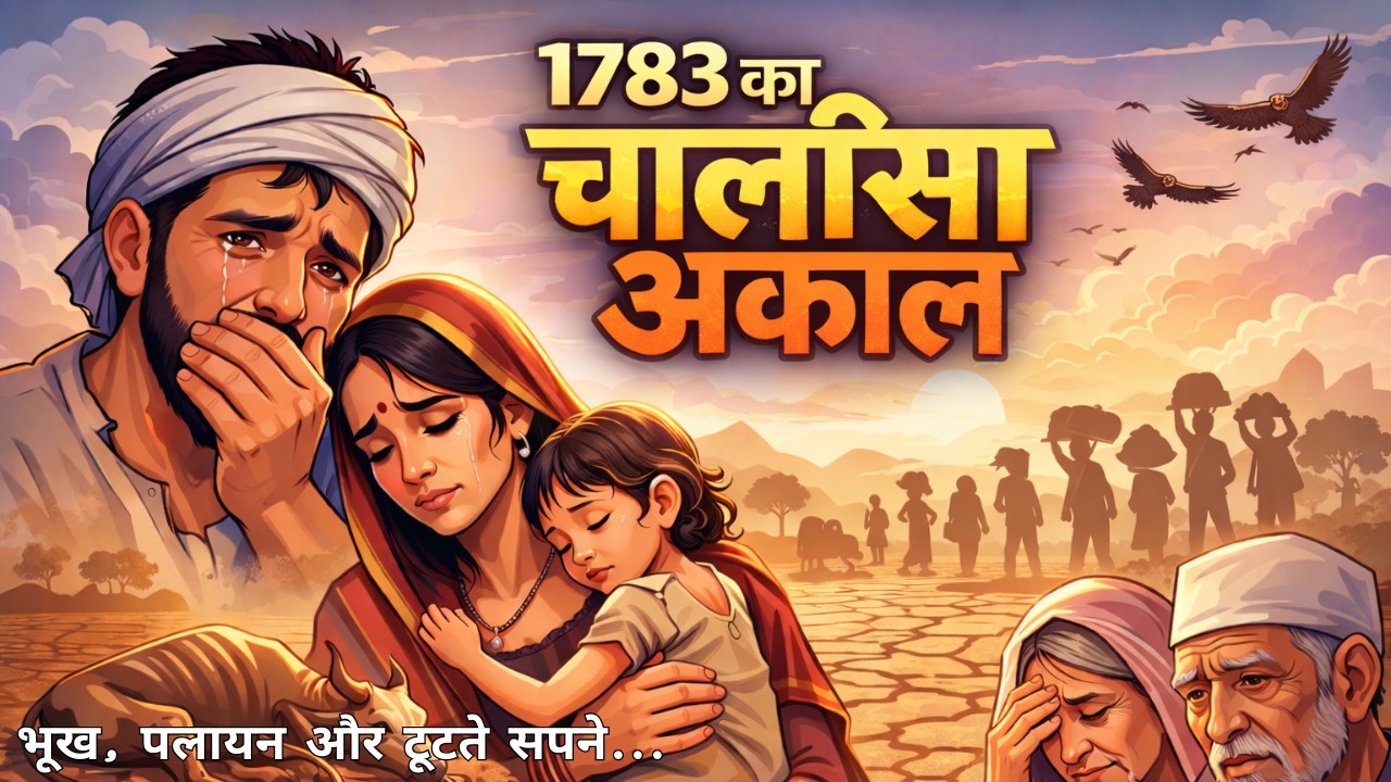 1783: The Chalisa Akaal Tragedy—Crores Dead, Millions Displaced (2D Animation)