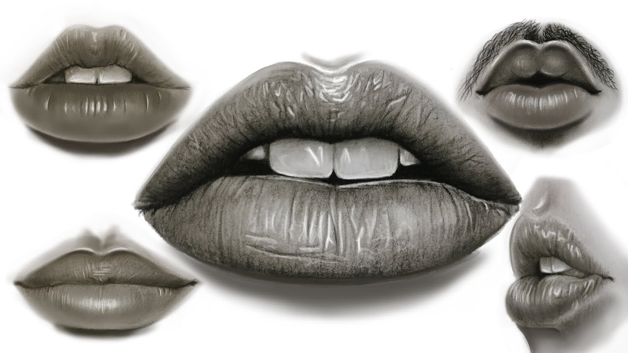 How To Draw Hyper-Realistic Mouths || Easy Tips and Tricks for Beginners