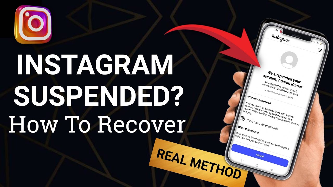 Instagram suspended account recovery  // New Instagram Live  Unban method   instagramrecovery 