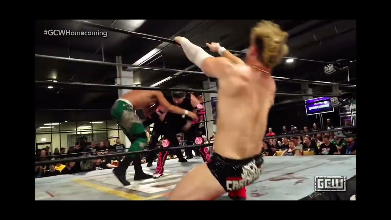 Bustah and the Brain ( Alec Price & Jordan Oliver) vs Gringo Loco & Jack CartWheel (GCW) FULL MATCH