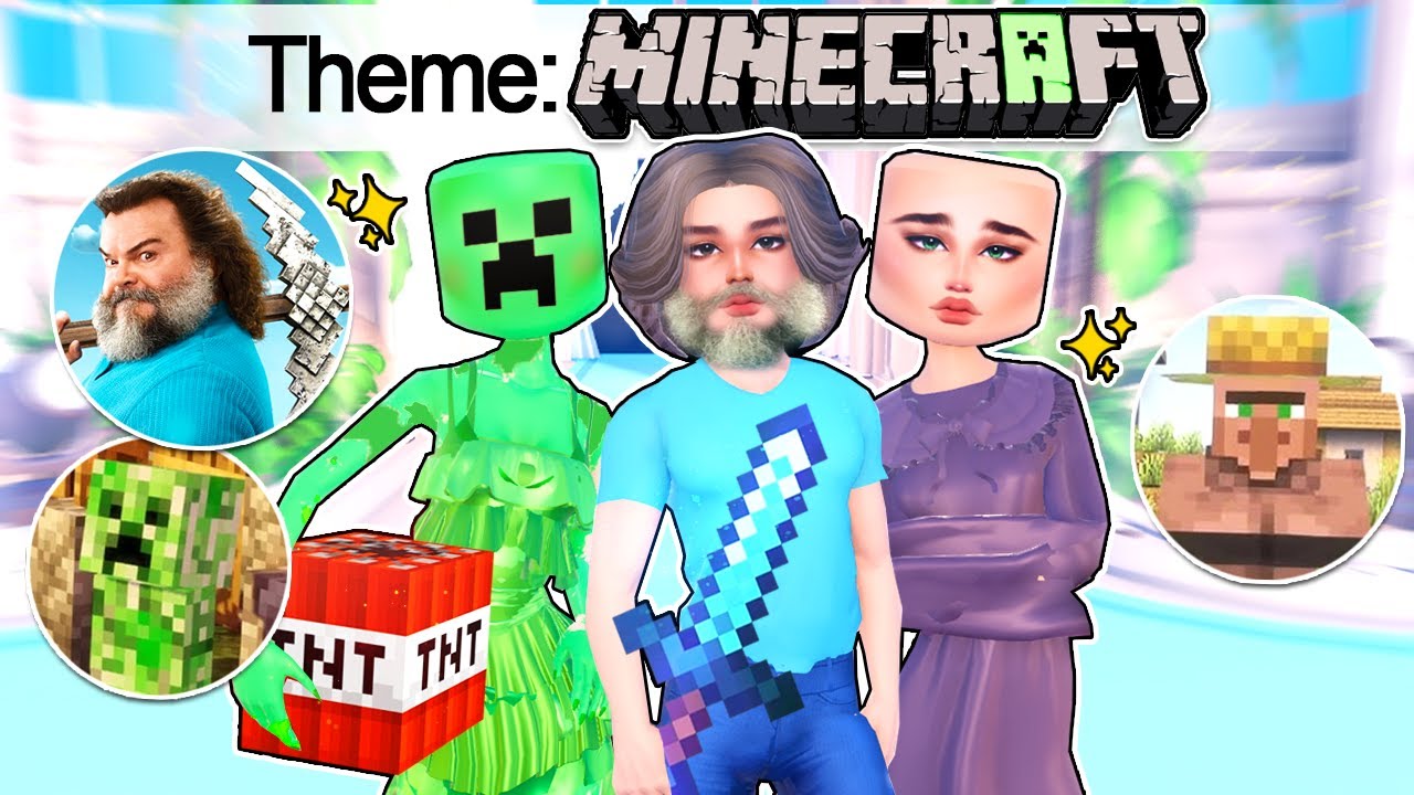 Buying Iconic MINECRAFT Themes in DRESS to IMPRESS!